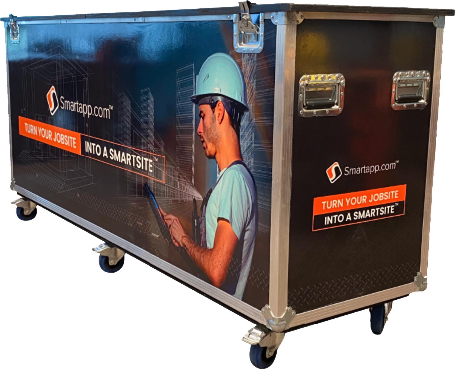 Smartapp branded flight case